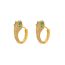 Fashion Gun Black Snake Earrings Copper Diamond Snake Earrings