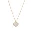 Fashion Mother-of-pearl Necklace Metal Geometric Shell Necklace