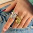 Fashion Silver Copper And Diamond Girdle Ring