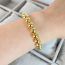 Fashion Mixed Colors Gold Plated Copper Pearl Bead Bracelet
