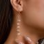 Fashion 7# Pearl Geometric Earrings