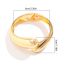 Fashion 07 Golden 0749 Alloy Geometric Glossy Bracelet