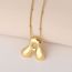 Fashion G Gold Plated Copper 26 Letter Necklace