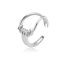 Fashion Style 18 Stainless Steel Geometric Open Ring