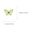 Fashion 50 Green Butterfly Stickers Uu300 50 Butterfly Geometric Waterproof Stickers