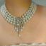 Fashion Silver Multi-layered Pearl Bead Necklace