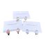 Fashion Silver White Shell Mother-of-pearl Small Square Earrings
