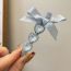 Fashion Three-dimensional Flower Metal Pearl Flower Bow Hair Clip
