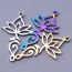 Fashion Color Stainless Steel Lotus Pendant