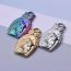 Fashion Color Stainless Steel Owl Pendant