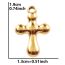 Fashion Color Stainless Steel Cross Pendant