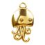 Fashion Color Stainless Steel Squid Pendant
