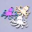 Fashion Silver Stainless Steel Octopus Pendant