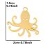Fashion Color Stainless Steel Octopus Pendant