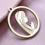 Fashion Color Stainless Steel Painted Mother Pendant