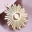 Fashion Color Stainless Steel Sun Eye Pendant