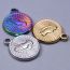 Fashion Color Stainless Steel Medal Pendant