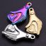 Fashion Color Stainless Steel Hand Holding Love Pendant