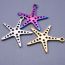 Fashion Color Stainless Steel Starfish Pendant