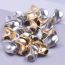 Fashion Gold Stainless Steel Geometric Hole Beads