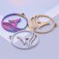 Fashion Color Stainless Steel Fishtail Pendant
