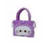 Fashion Purple Plush Cartoon Shoulder Bag