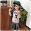 Fashion Tigger Khaki Cartoon Doll Straw Children's Crossbody Bag