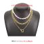 Fashion Color Colorful Beaded Multi-layer Chain Necklace