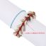 Fashion Shell + Rice Beads Shell Braided Beaded Anklet