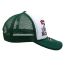 Fashion Dark Green + White Cotton Printed Baseball Cap