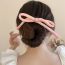 Fashion Hairpin-pink Fabric Bow Hairpin