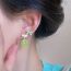 Fashion Green (six-piece Set) Alloy Geometric Earring Set