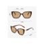 Fashion Leopard Print Framed Tea Slices Ac Square Large Frame Sunglasses