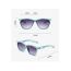 Fashion Off-white To Gray Flakes Ac Hollow Sunglasses