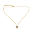 Fashion Golden H Gold Plated Copper And Diamond 26 Letter Necklace