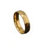 Fashion Gold (a Line In The Middle Of The Diamond) Stainless Steel Men's Diamond Ring