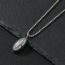 Fashion Fitness Master Necklace Steel Color Stainless Steel Master Necklace