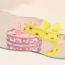 Fashion Hundred Flowers 3 Cord Braid Embroidered Bracelet