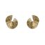 Fashion Gold Alloy Geometric Twisted Earrings