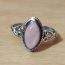 Fashion Pink Alloy Geometric Marquise Ring