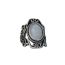 Fashion Silver Alloy Moonlight Geometric Hollow Engraved Ring