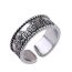 Fashion Silver Copper Pattern Ring