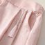 Fashion Pink Polyester Jacquard Wide Skirt