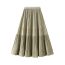 Fashion Light Green Polyester Pleated Skirt