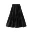 Fashion Dark Coffee Irregular Pleated Skirt
