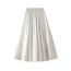 Fashion Apricot High Waist Pleated Skirt