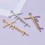Fashion Color 10 Stainless Steel English Letter Pendant
