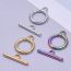 Fashion Color Stainless Steel Ot Buckle Pendant
