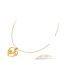 Fashion Color 2 Stainless Steel Love Necklace