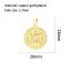 Fashion Golden 8 Copper Inlaid Zirconium Geometric Pendant